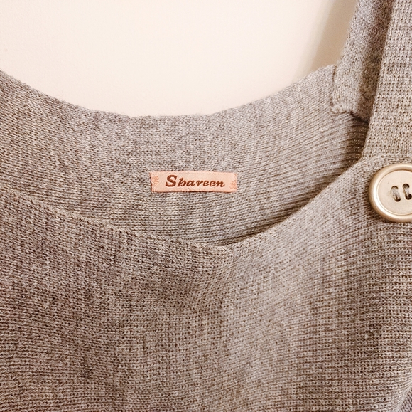 Gray Overall Dress - Picture 6 of 7